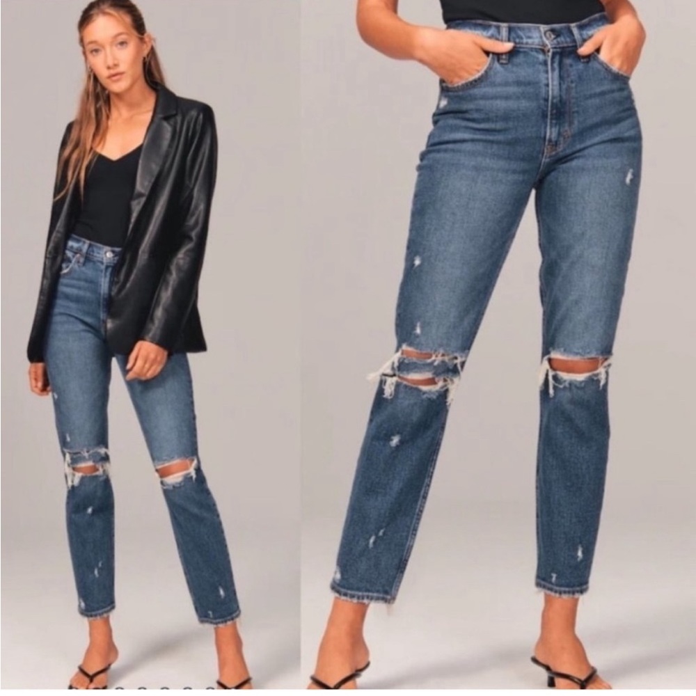 Abercrombie & Fitch Mom high rise jean Size 26, 2R